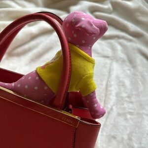 VS Pink Polkadot Dog
